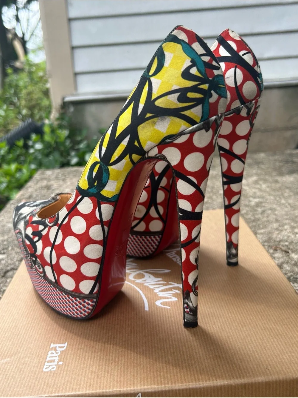 Christian Louboutin Multicolor Daffodile 160 Pumps